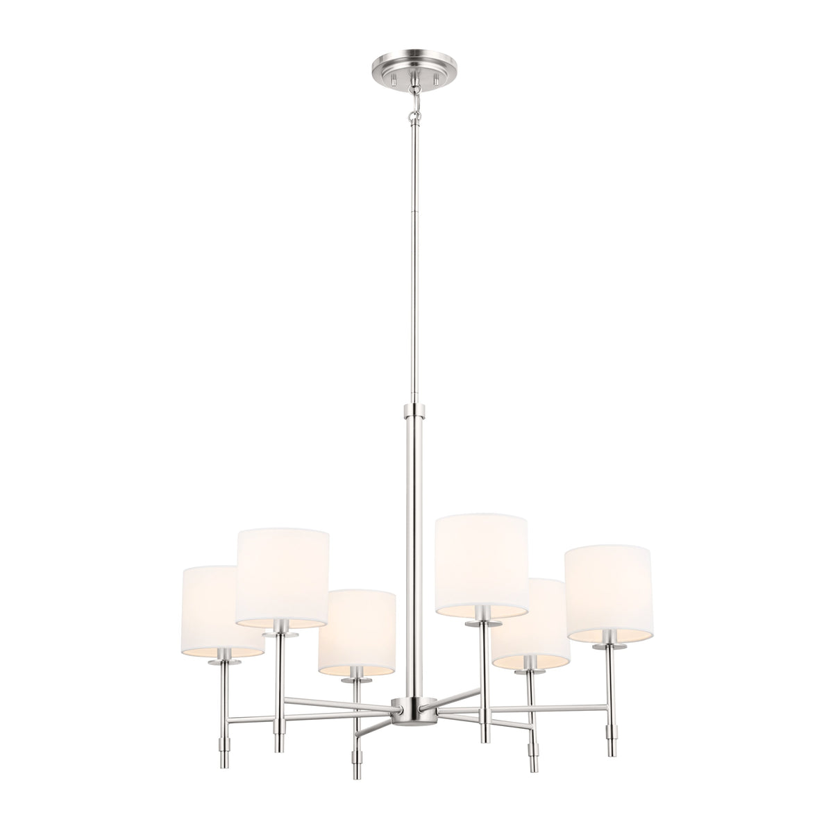 Kichler Ali 6-Light Polished Nickel Traditional Chandelier