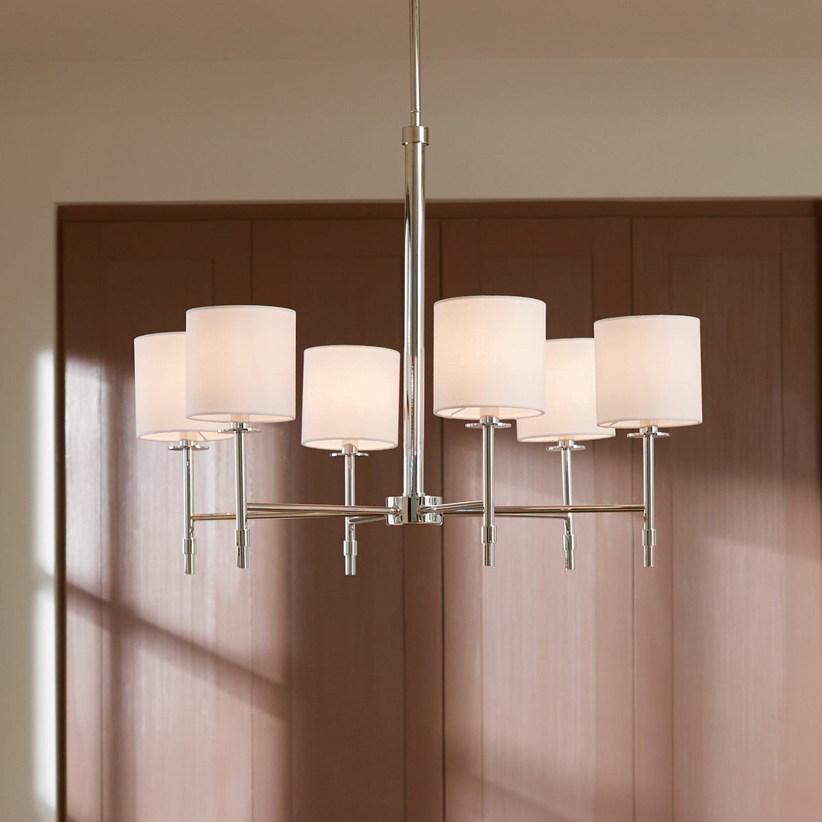 Kichler Ali 6-Light Polished Nickel Traditional Chandelier