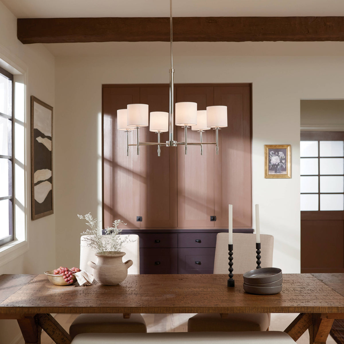 Kichler Ali 6-Light Polished Nickel Traditional Chandelier