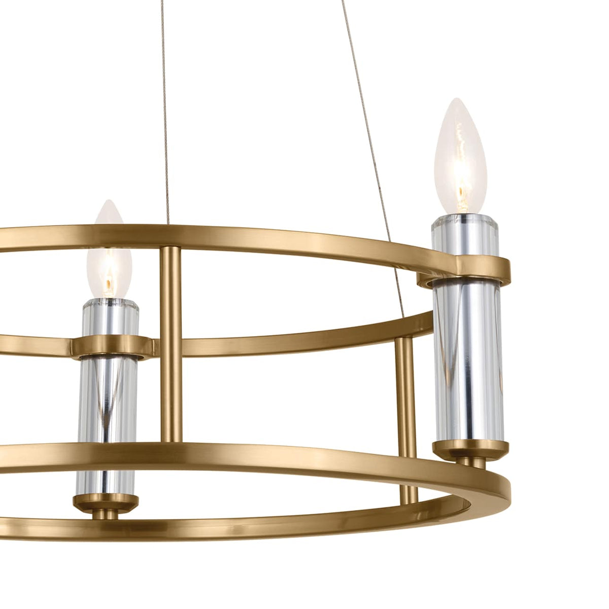 Kichler Rosalind 3-Light Brushed Traditional Chandelier