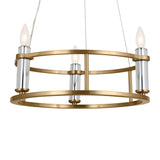Kichler Rosalind 3-Light Brushed Traditional Chandelier