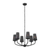 Kichler Adeena 6-Light Black Traditional Chandelier