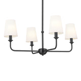 Kichler Pallas 4-Light Black Traditional Chandelier