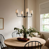 Kichler Pallas 4-Light Black Traditional Chandelier