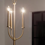 Kichler Florence 3-Light Brushed Natural Brass Traditional Lantern Medium Hanging Pendant Light