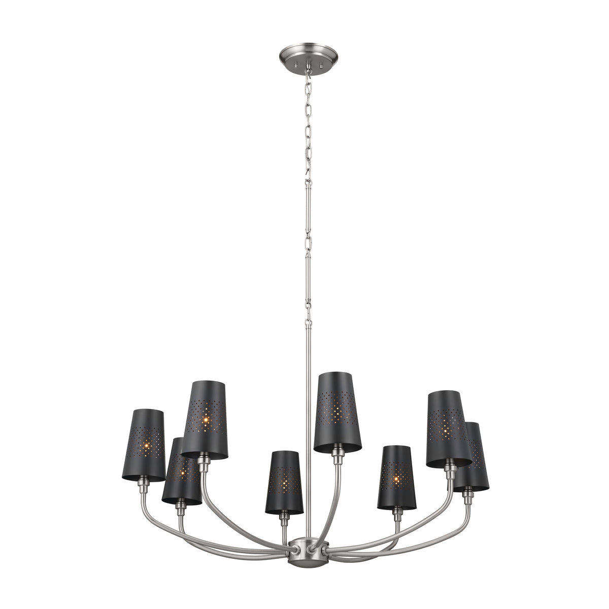 Kichler Adeena 8-Light Pewter Traditional Chandelier