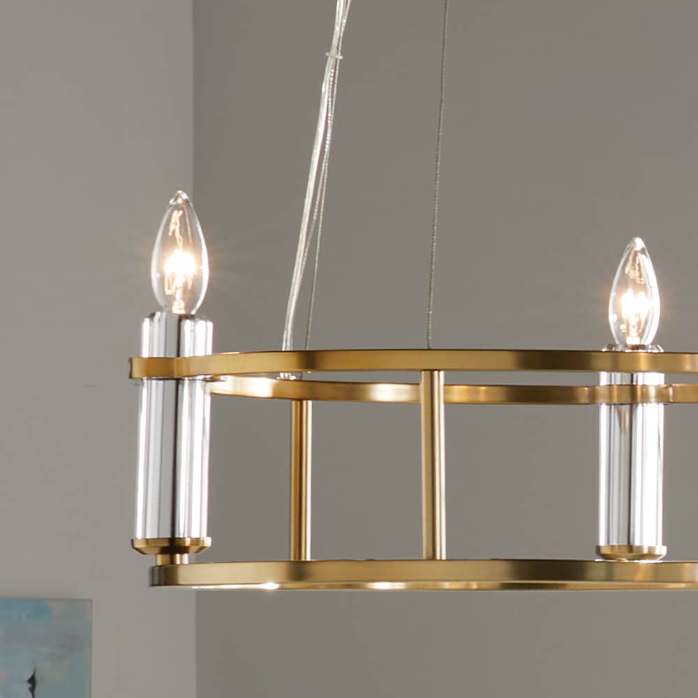 Kichler Rosalind 3-Light Brushed Traditional Chandelier