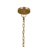 Kichler Florence 3-Light Brushed Natural Brass Traditional Lantern Medium Hanging Pendant Light