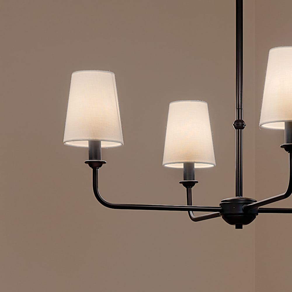 Kichler Pallas 4-Light Black Traditional Chandelier