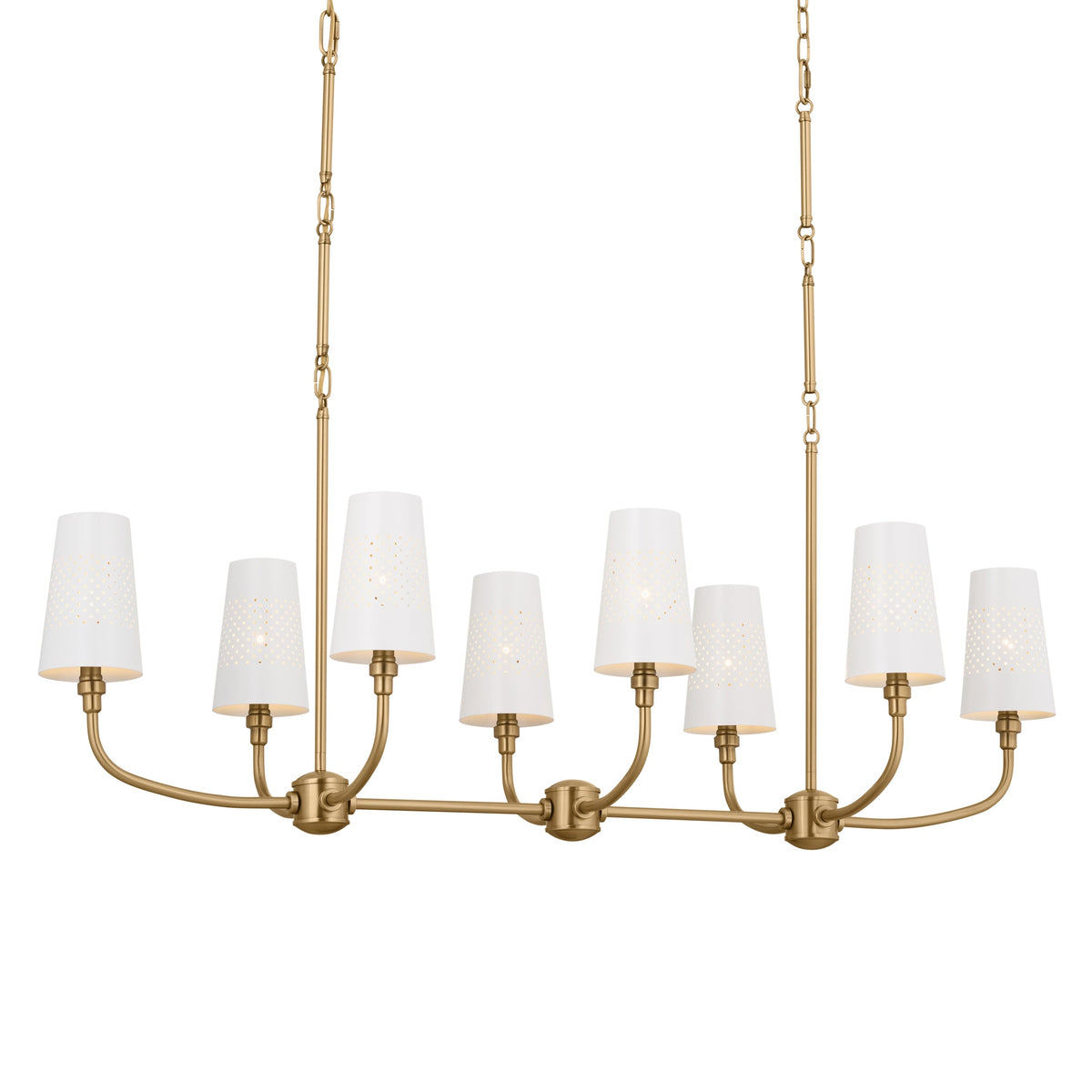 Kichler Adeena 8-Light Brushed Traditional Chandelier