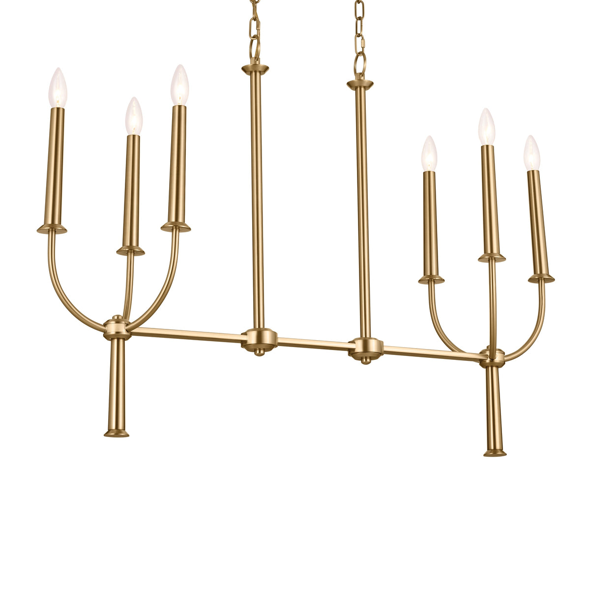 Kichler Florence 6-Light Brushed Traditional Chandelier