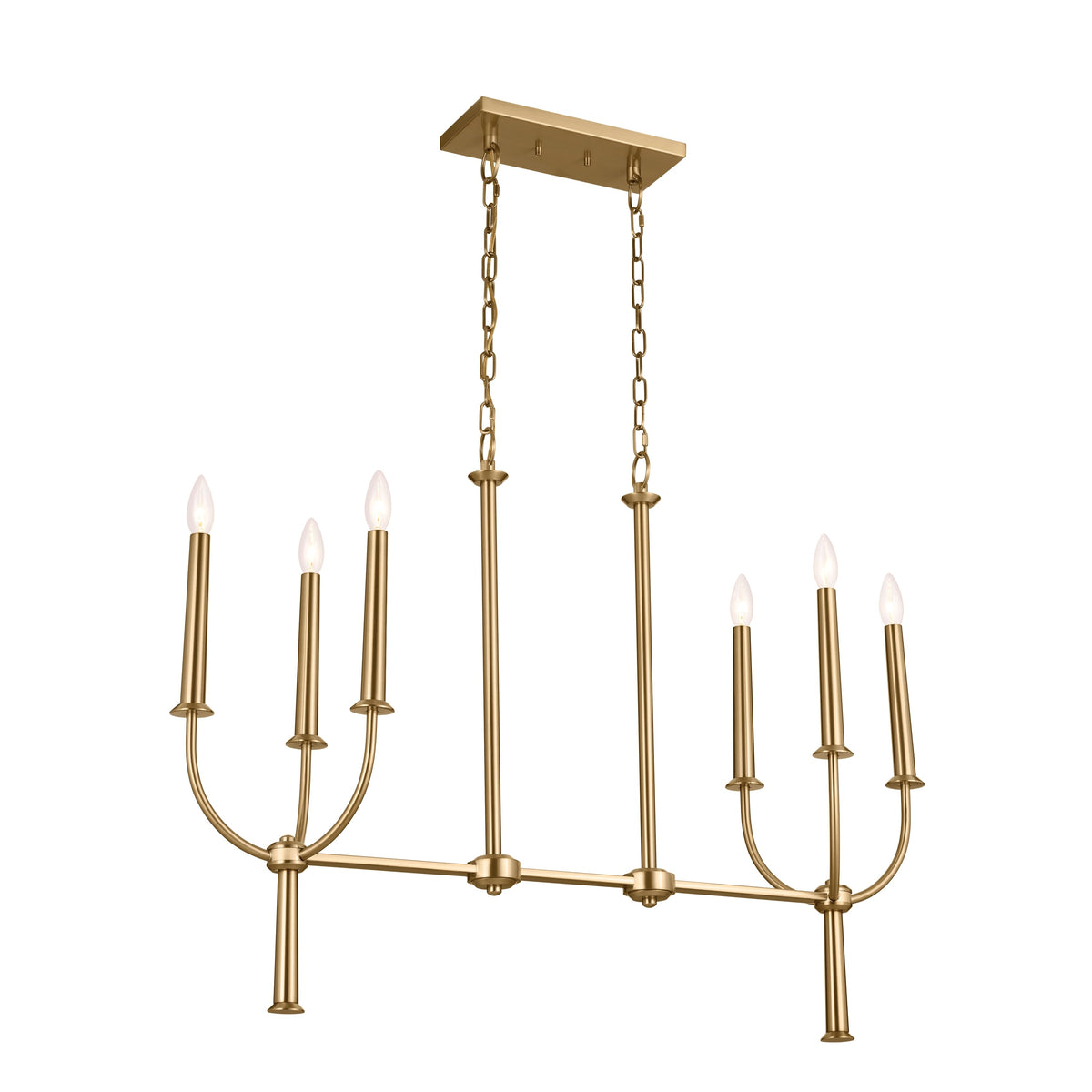 Kichler Florence 6-Light Brushed Traditional Chandelier