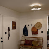 Kichler Luella 3-Light Polished Nickel Traditional Drum Medium Hanging Convertible Pendant/semi-flush