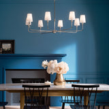 Kichler Pallas 8-Light Brushed Nickel Traditional Chandelier