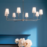 Kichler Pallas 8-Light Brushed Nickel Traditional Chandelier