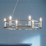 Kichler Rosalind 6-Light Brushed Traditional Chandelier