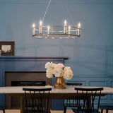 Kichler Rosalind 6-Light Brushed Traditional Chandelier