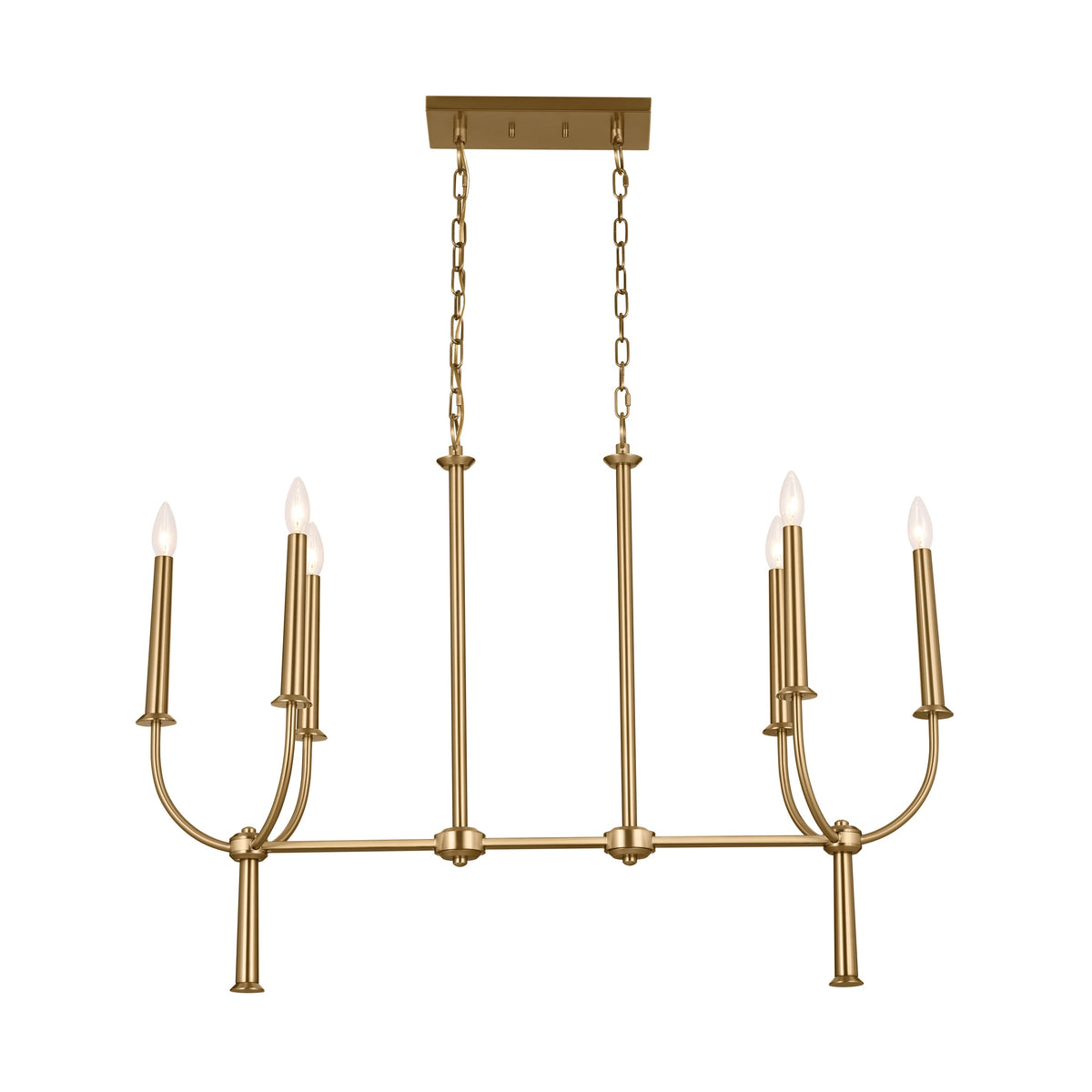 Kichler Florence 6-Light Brushed Traditional Chandelier