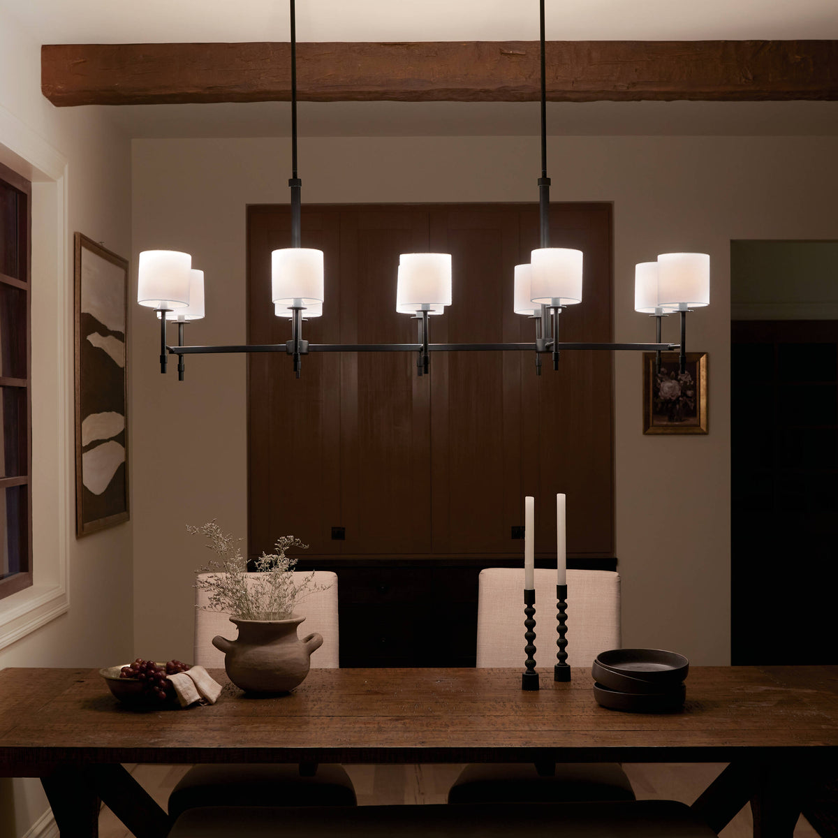 Kichler Ali 10-Light Black Traditional Chandelier