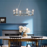 Kichler Rosalind 6-Light Brushed Traditional Chandelier