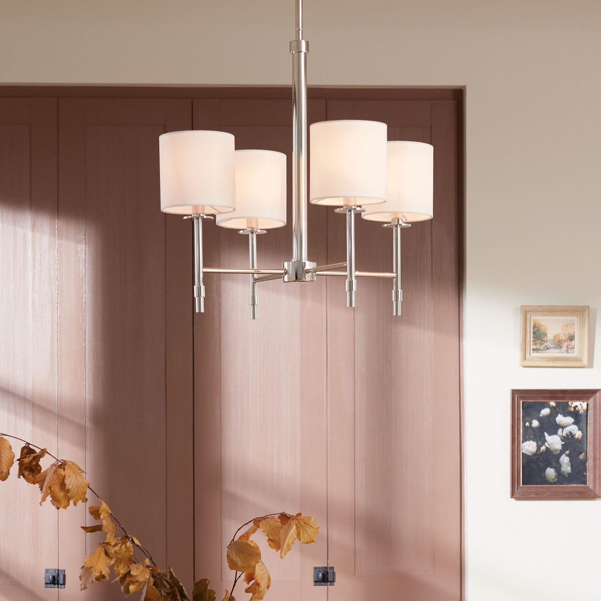 Kichler Ali 4-Light Polished Nickel Traditional Chandelier