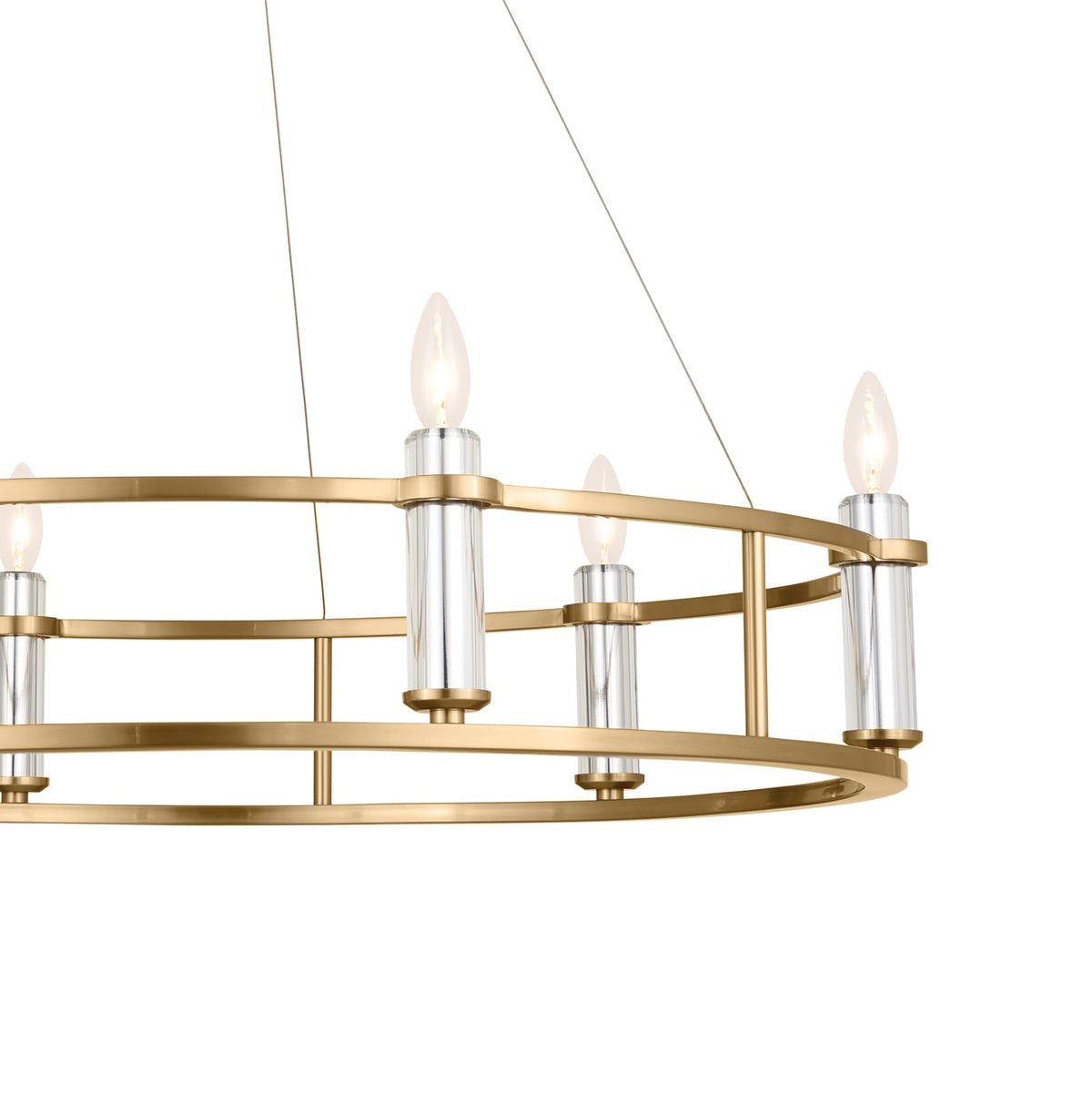 Kichler Rosalind 6-Light Brushed Traditional Chandelier