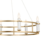Kichler Rosalind 6-Light Brushed Traditional Chandelier
