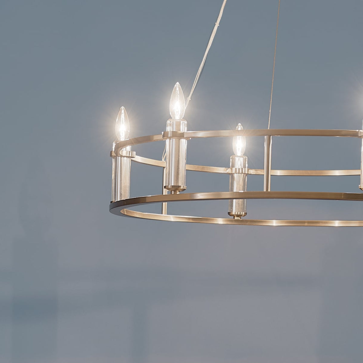 Kichler Rosalind 6-Light Brushed Traditional Chandelier