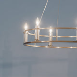 Kichler Rosalind 6-Light Brushed Traditional Chandelier