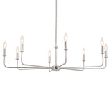 Kichler Pallas 8-Light Brushed Nickel Traditional Chandelier