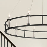Kichler Rosalind 10-Light Black Traditional Chandelier