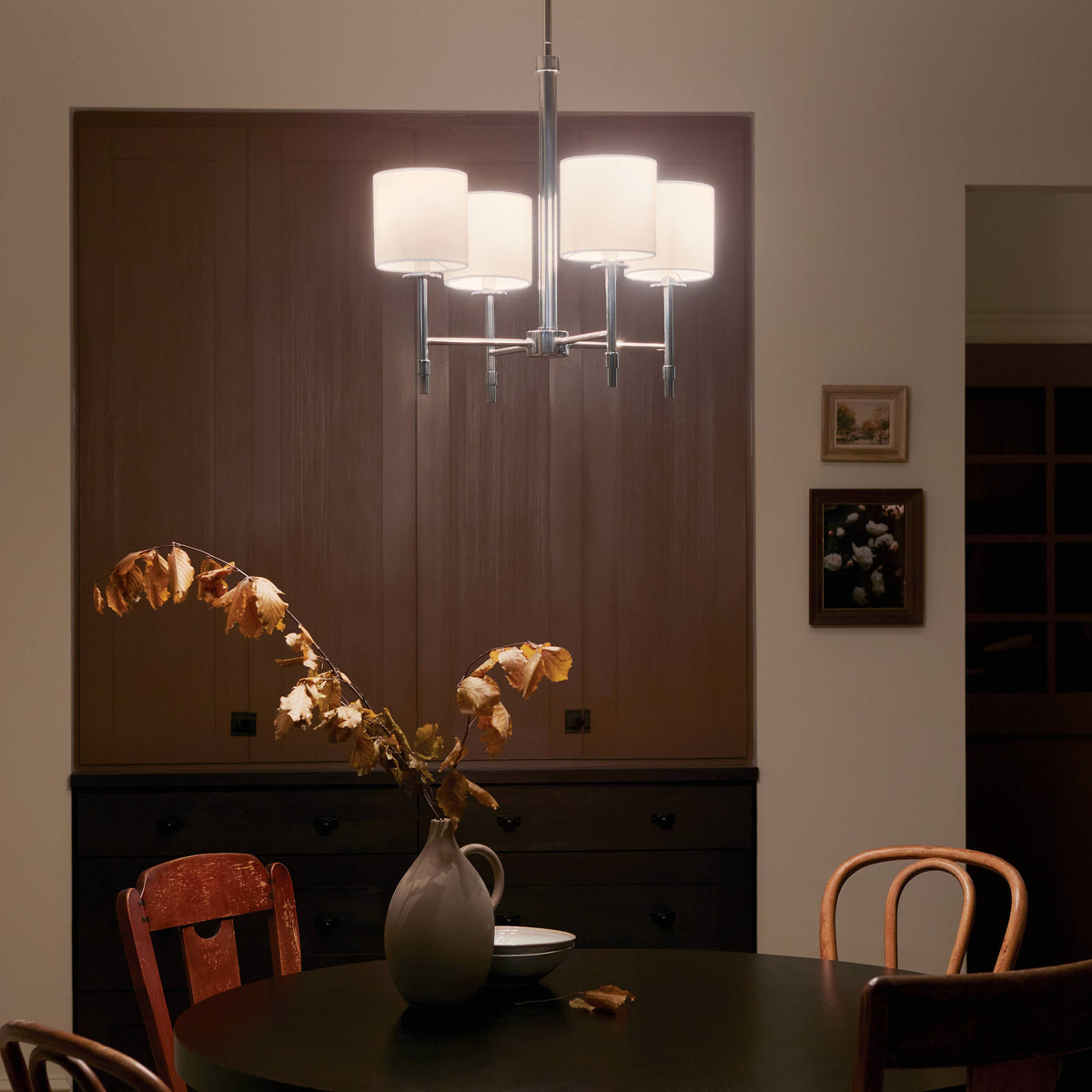 Kichler Ali 4-Light Polished Nickel Traditional Chandelier