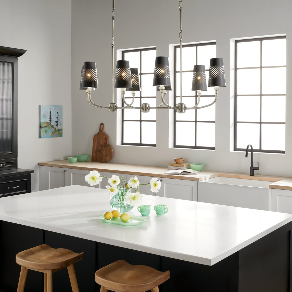 Kichler Adeena 8-Light Pewter Traditional Chandelier