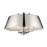 Kichler Luella 3-Light Polished Nickel Traditional Drum Medium Hanging Convertible Pendant/semi-flush