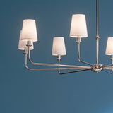 Kichler Pallas 8-Light Brushed Nickel Traditional Chandelier