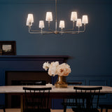 Kichler Pallas 8-Light Brushed Nickel Traditional Chandelier