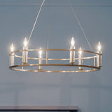 Kichler Rosalind 6-Light Brushed Traditional Chandelier