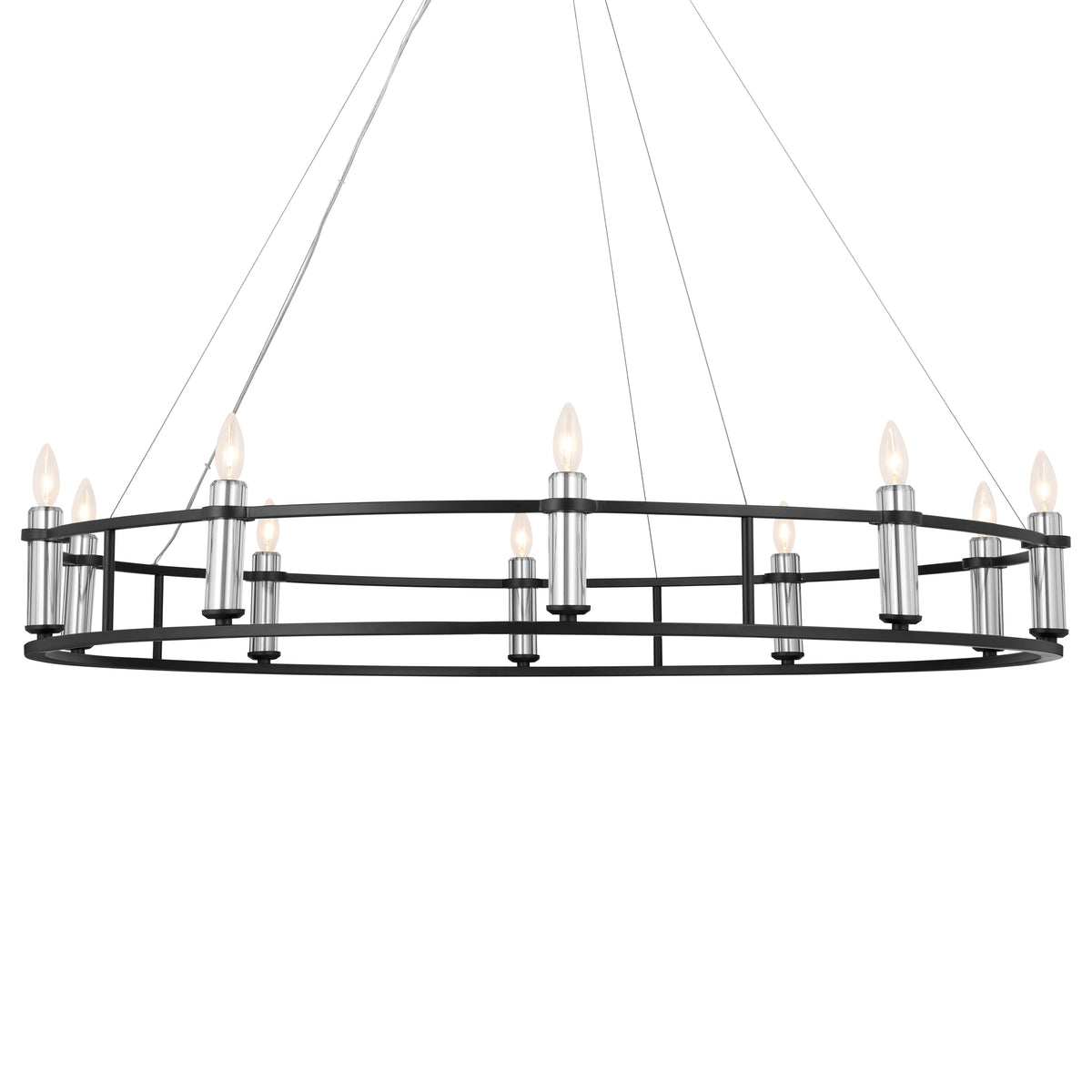 Kichler Rosalind 10-Light Black Traditional Chandelier