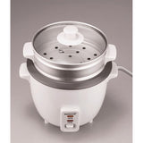 5-Cup White Rice Cooker with Food Steamer