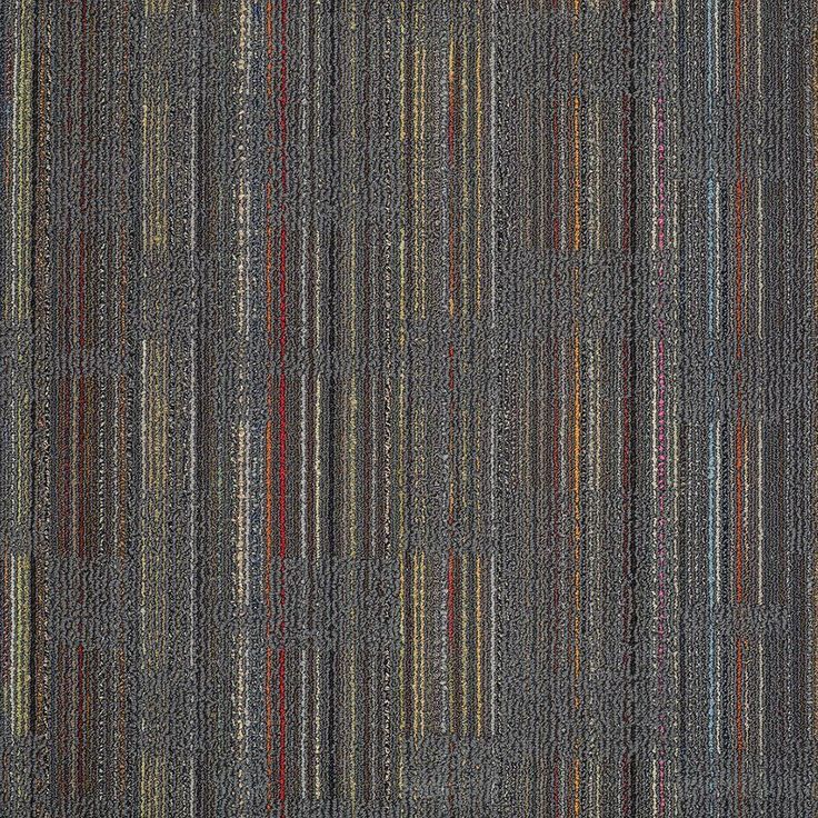 Invision Designer Cool Gray Loop 24 in. x 24 in. Modular Carpet Tile Kit (18 Tiles/Case)