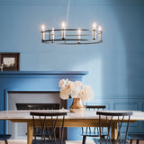 Kichler Rosalind 6-Light Black Traditional Chandelier