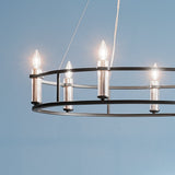 Kichler Rosalind 6-Light Black Traditional Chandelier