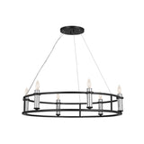 Kichler Rosalind 6-Light Black Traditional Chandelier