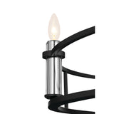Kichler Rosalind 6-Light Black Traditional Chandelier