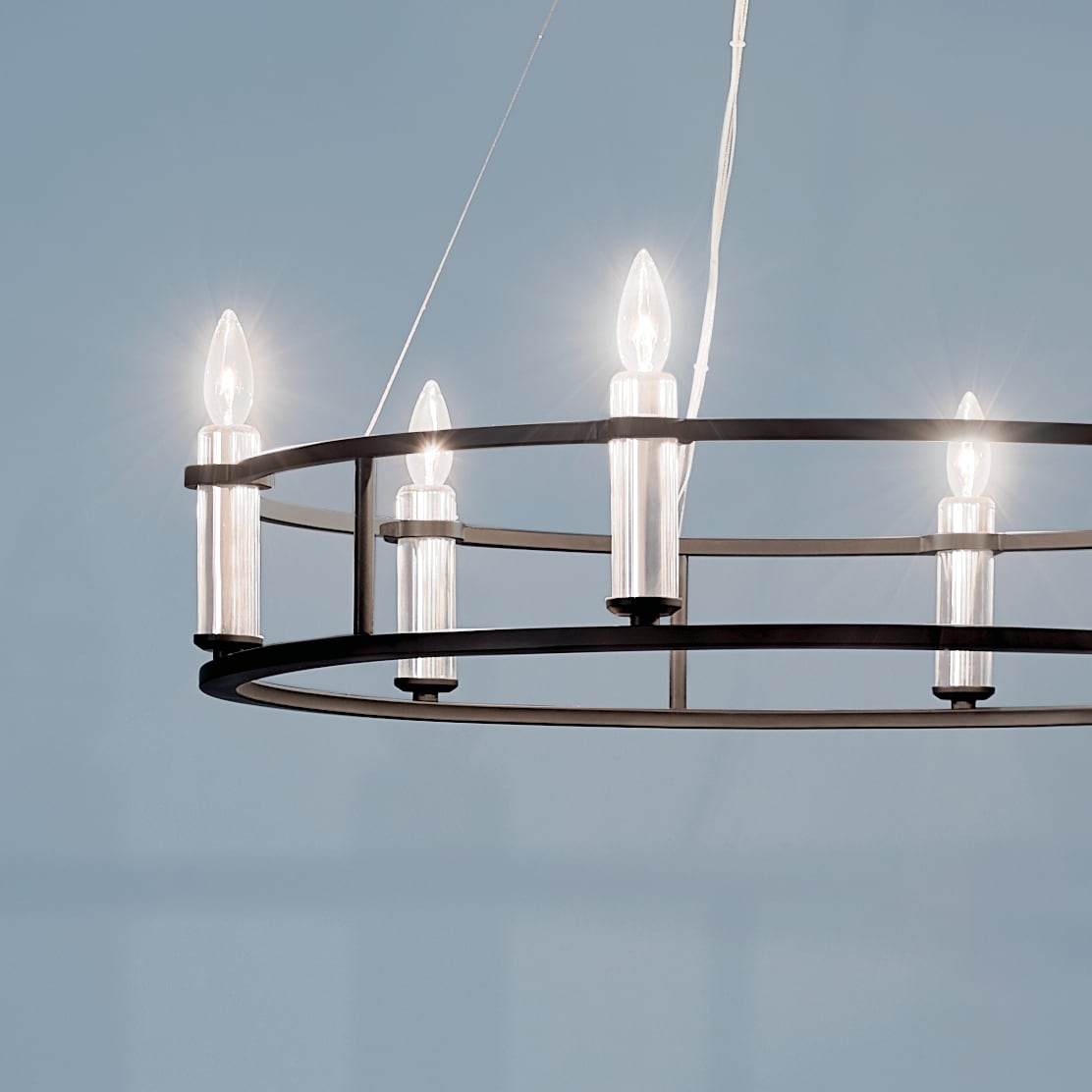 Kichler Rosalind 6-Light Black Traditional Chandelier