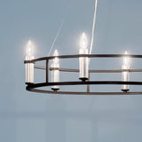 Kichler Rosalind 6-Light Black Traditional Chandelier