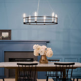 Kichler Rosalind 6-Light Black Traditional Chandelier