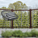 Trex Signature Railing 2.5-in x 2.5-in x 3-1/4-ft Charcoal Black Aluminum Deck Post