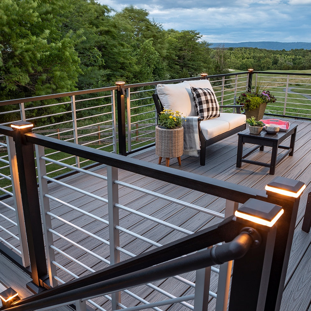 Trex Signature 6-ft x 36-in Charcoal Black Aluminum Deck Rail Kit