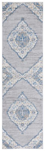 Safavieh Madison Suzian 2 x 8 Runner Rug, Light Gray/Blue, Indoor Floral/Botanical Oriental (Polypropylene)